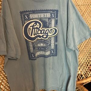 Chicago 40th Anniversary Blue Graphic Tee